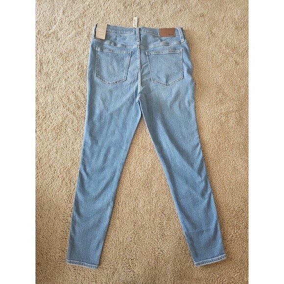 Madewell 10" High-Rise Skinny Jeans Button-Front TENCEL Denim Size 31 NEW $135 - Picture 5 of 9